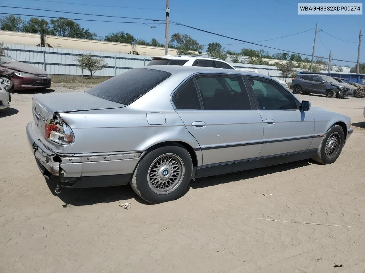 1999 BMW 740 Il VIN: WBAGH8332XDP00274 Lot: 74191654