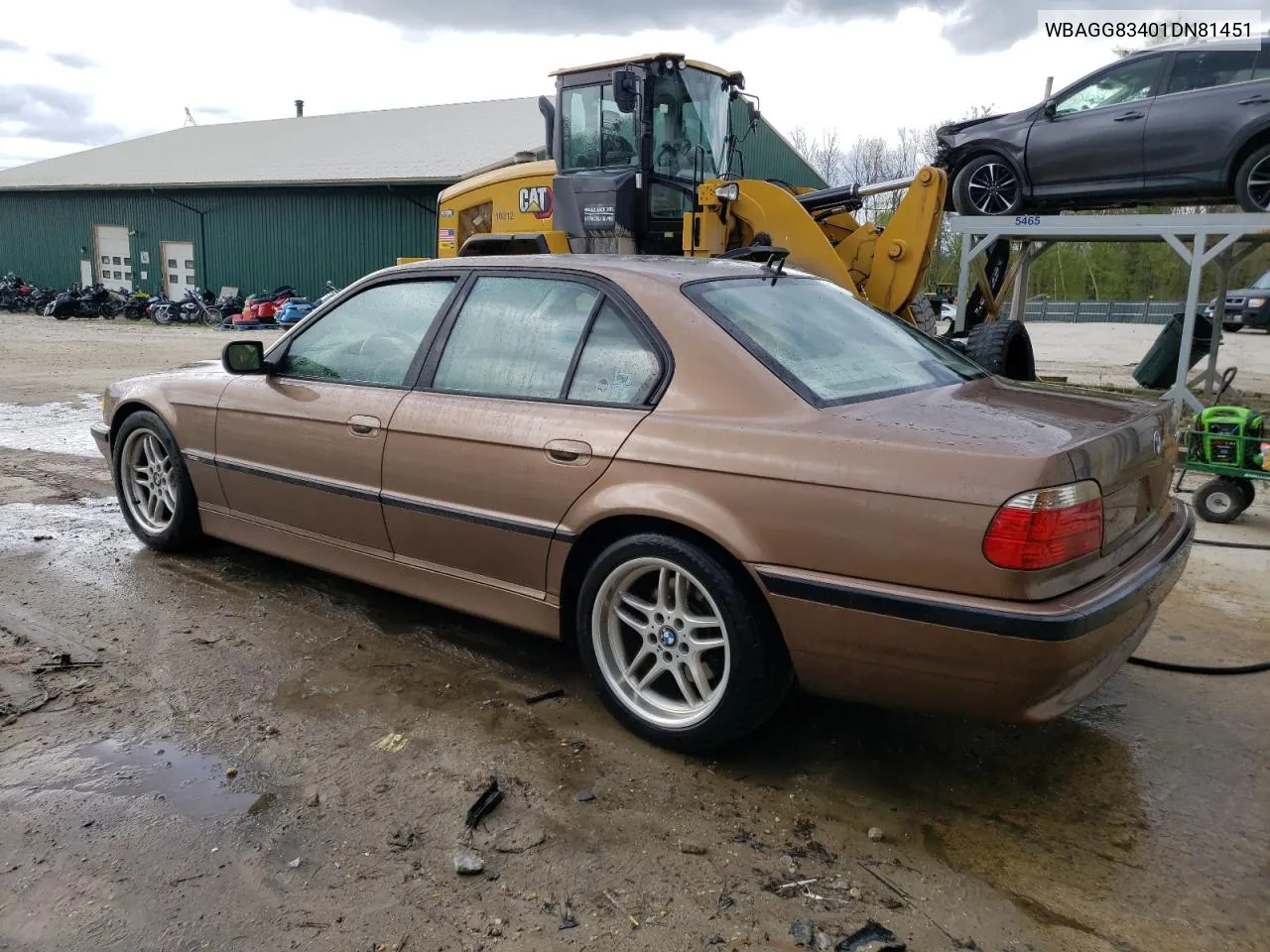 WBAGG83401DN81451 2001 BMW 740 I Automatic