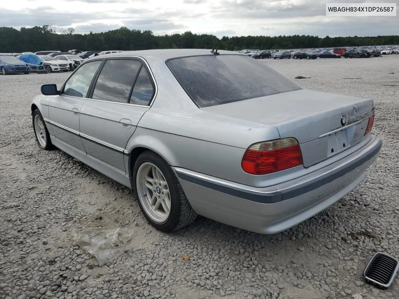 2001 BMW 740 Il VIN: WBAGH834X1DP26587 Lot: 71174574