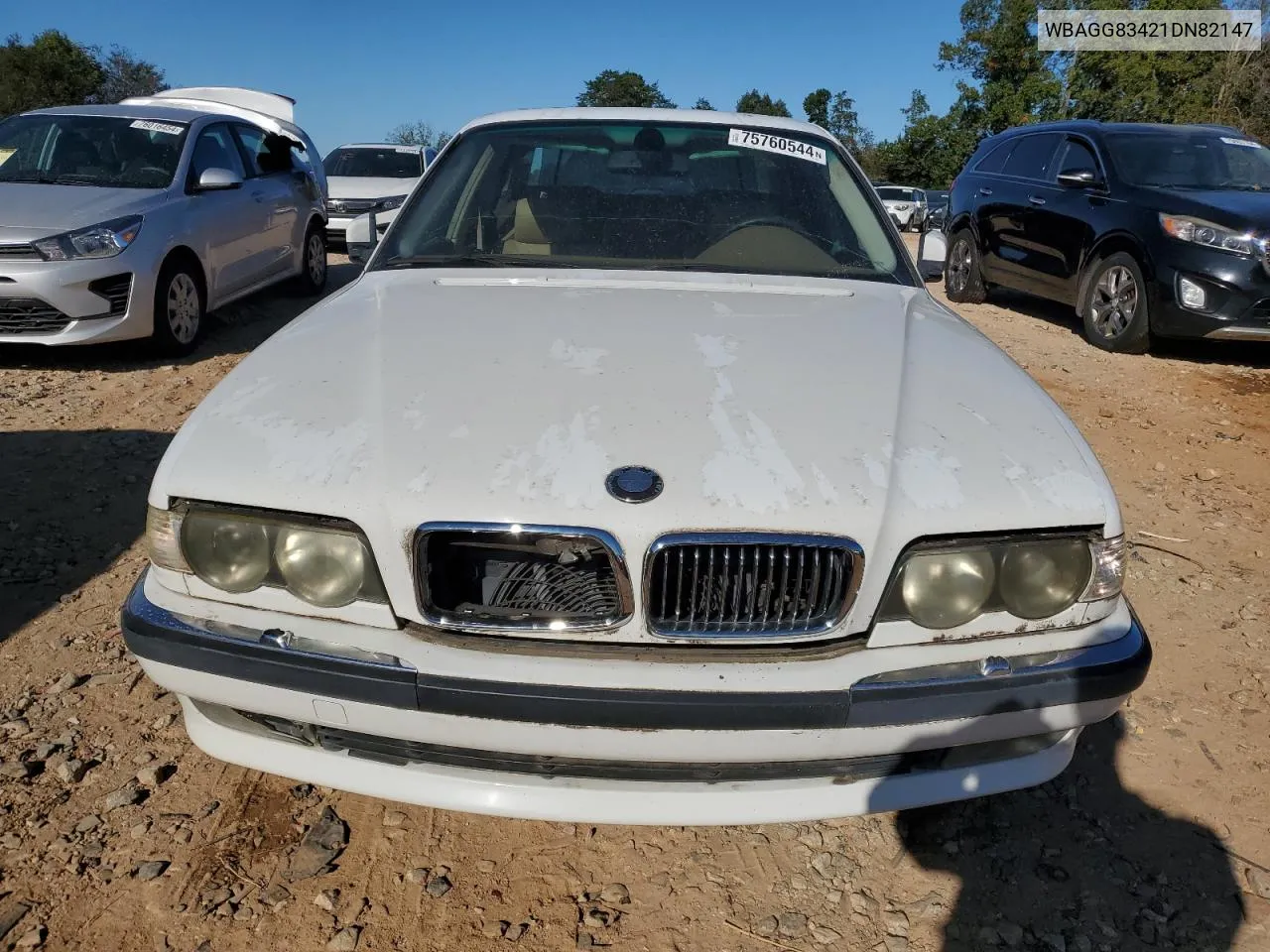 2001 BMW 740 I Automatic VIN: WBAGG83421DN82147 Lot: 75760544