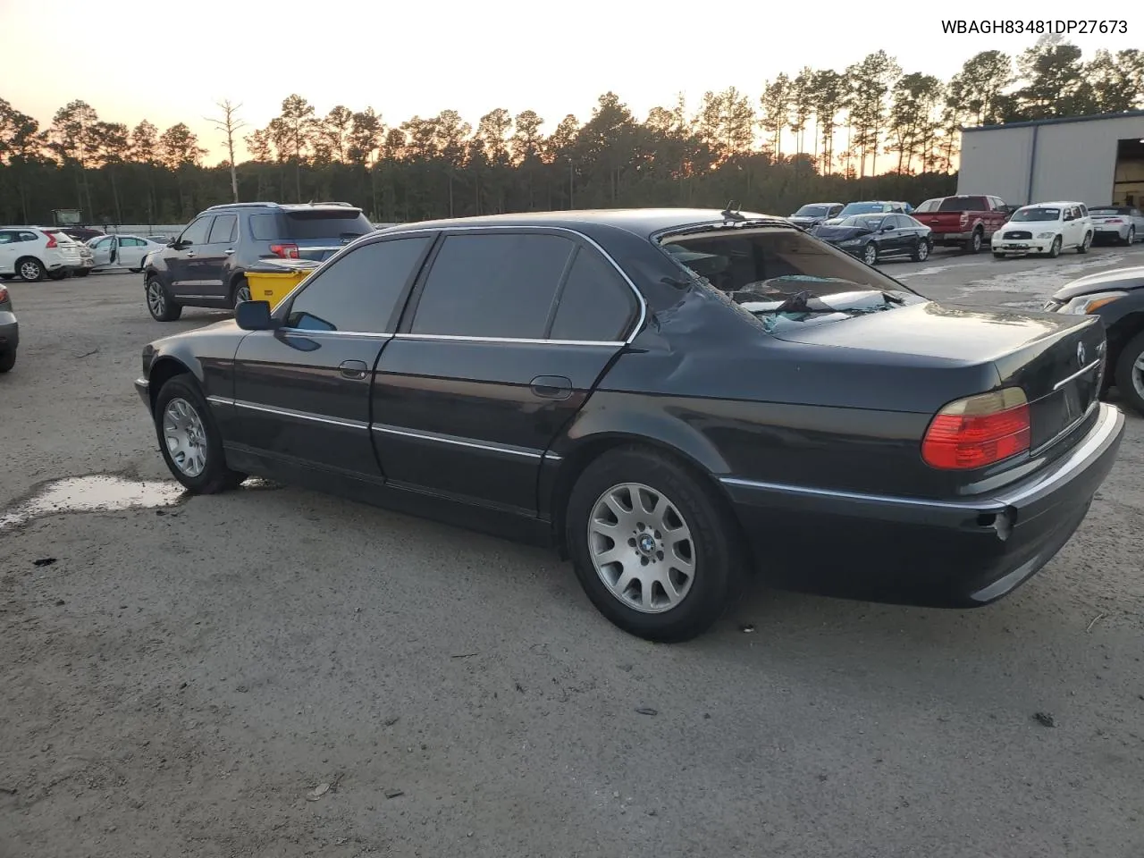 2001 BMW 740 Il VIN: WBAGH83481DP27673 Lot: 75961134