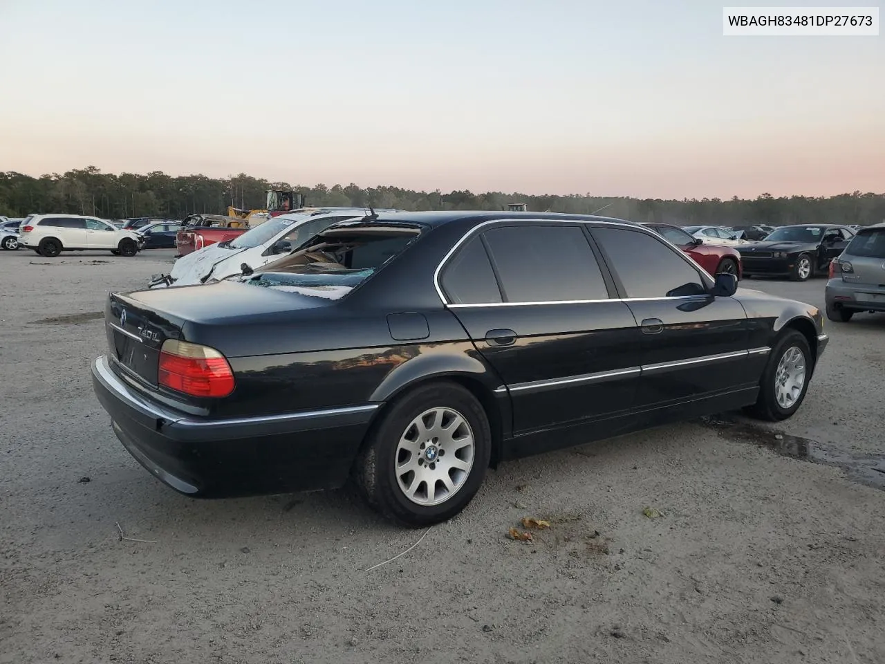 2001 BMW 740 Il VIN: WBAGH83481DP27673 Lot: 75961134