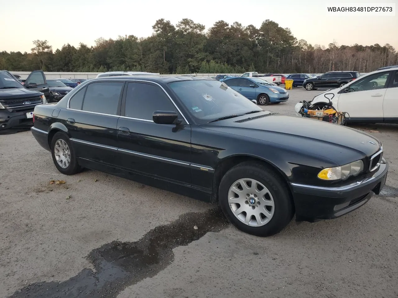 2001 BMW 740 Il VIN: WBAGH83481DP27673 Lot: 75961134