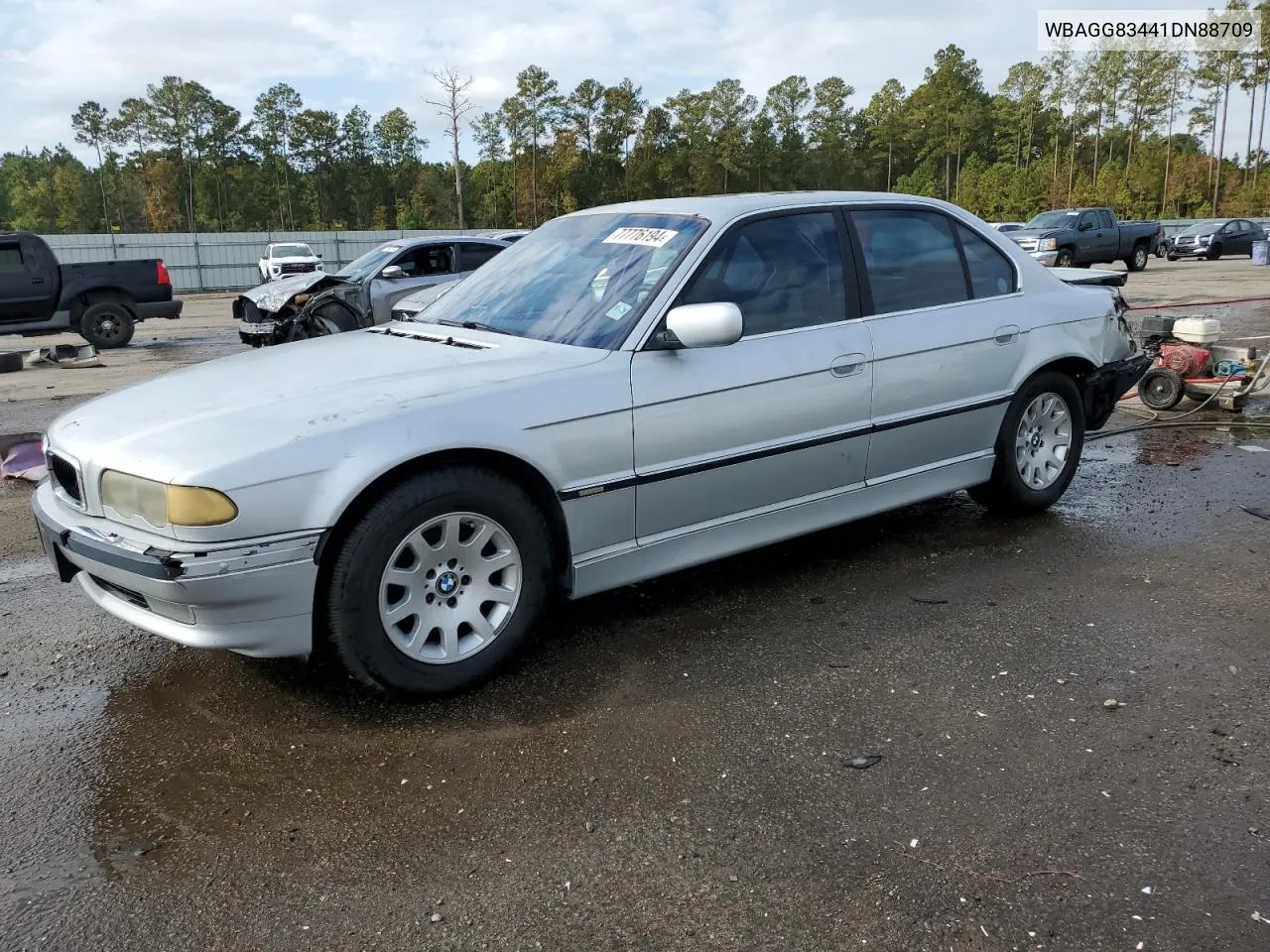 2001 BMW 740 I Automatic VIN: WBAGG83441DN88709 Lot: 77776194