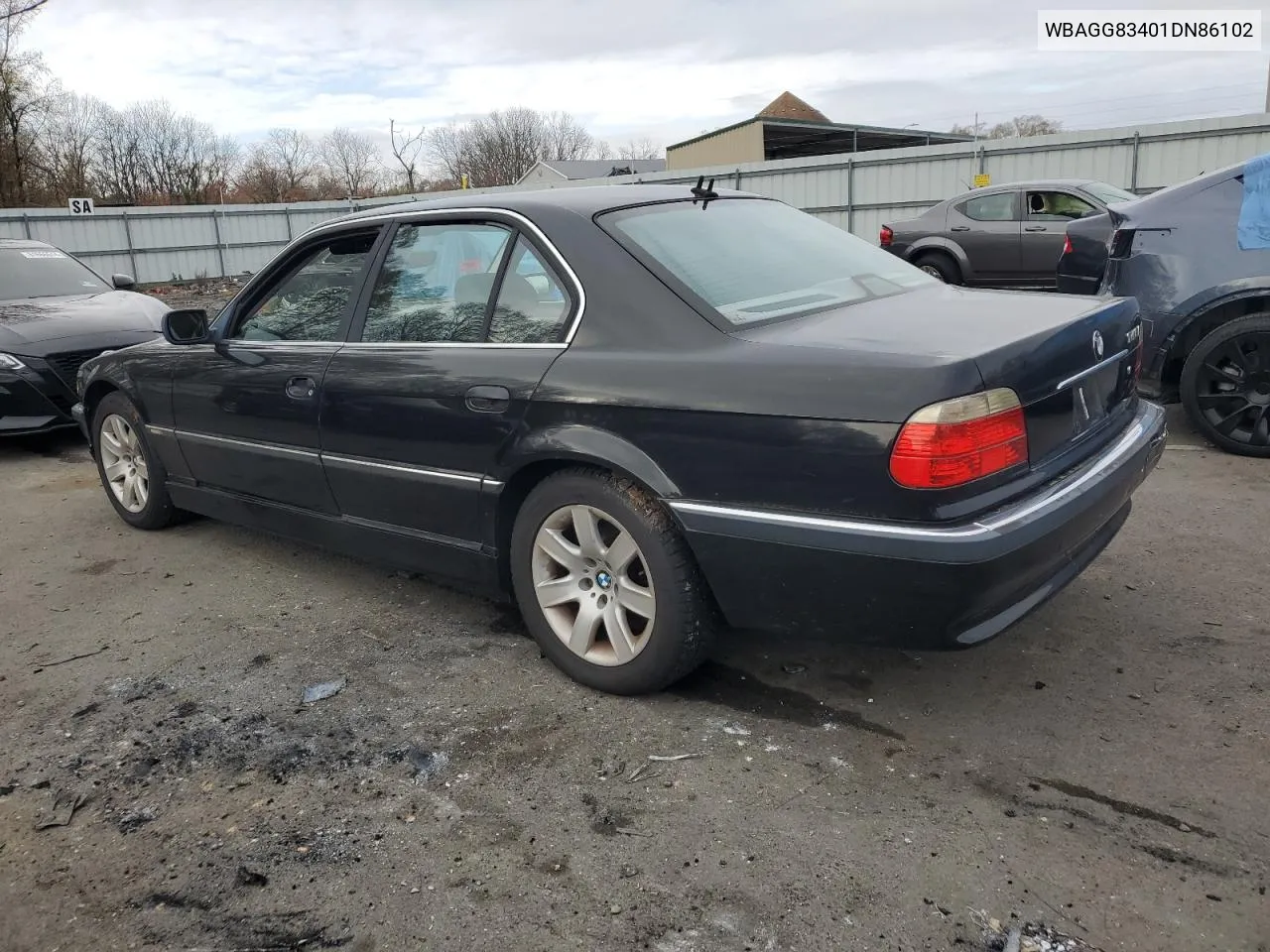 2001 BMW 740 I Automatic VIN: WBAGG83401DN86102 Lot: 81425464