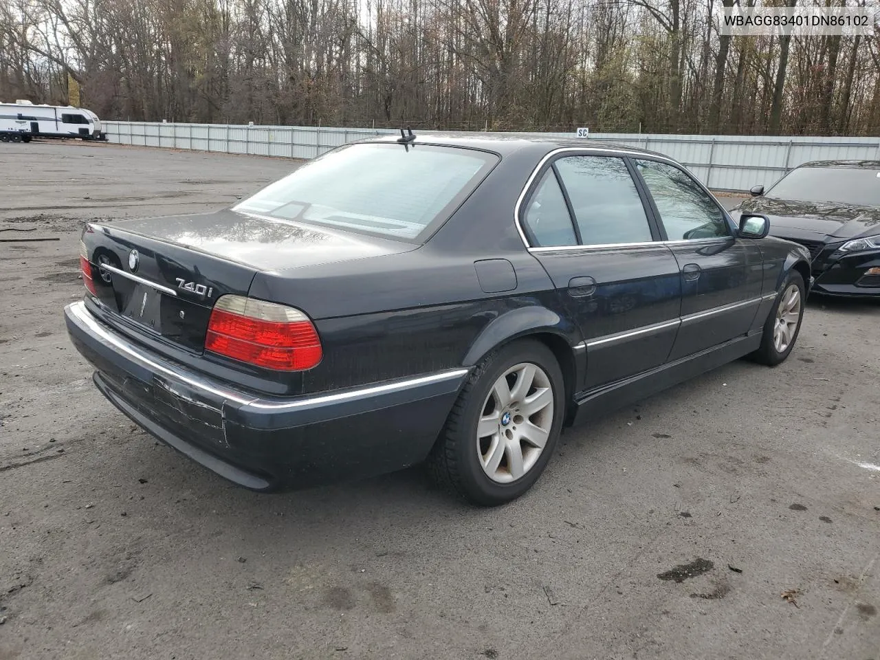 2001 BMW 740 I Automatic VIN: WBAGG83401DN86102 Lot: 81425464