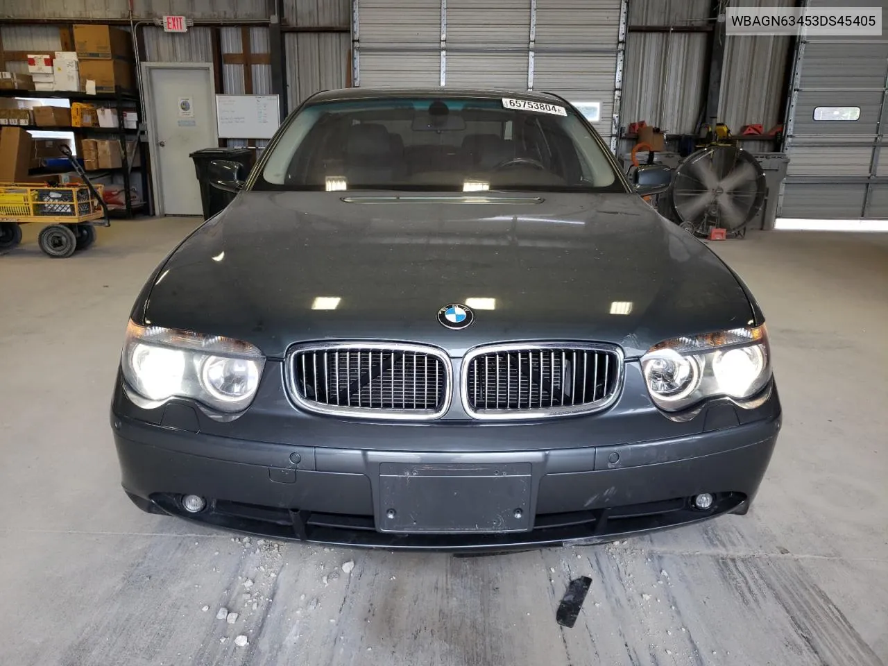 2003 BMW 745 Li VIN: WBAGN63453DS45405 Lot: 65753804