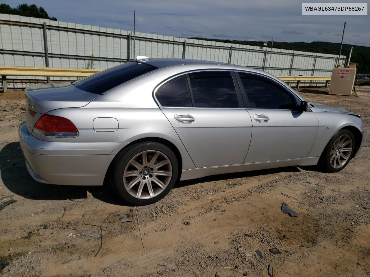 2003 BMW 745 I VIN: WBAGL63473DP68267 Lot: 69923064