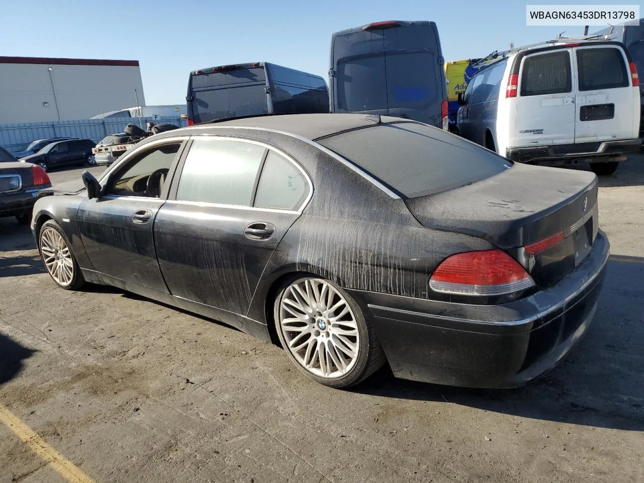 2003 BMW 745 Li VIN: WBAGN63453DR13798 Lot: 73981844