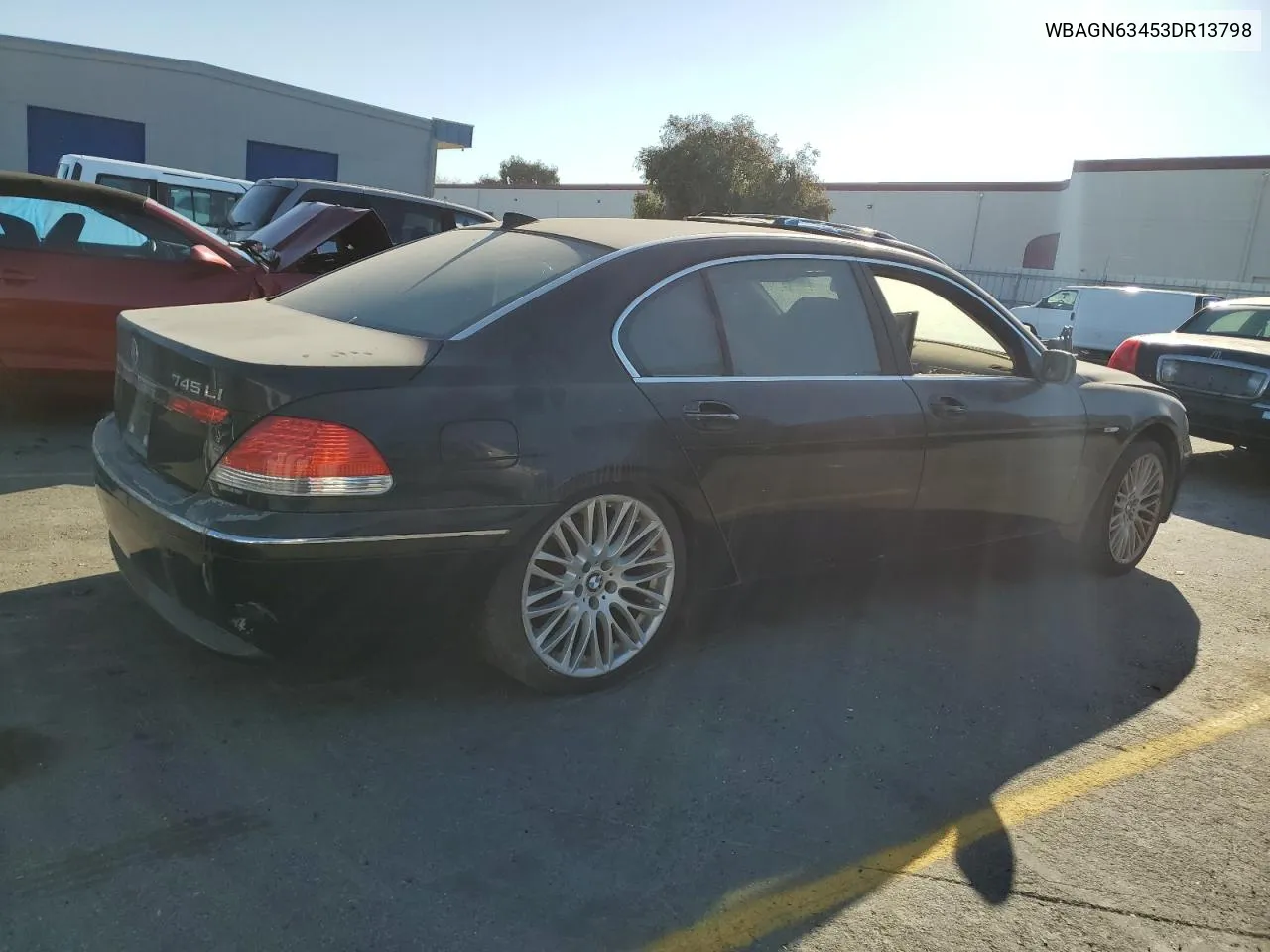 WBAGN63453DR13798 2003 BMW 745 Li