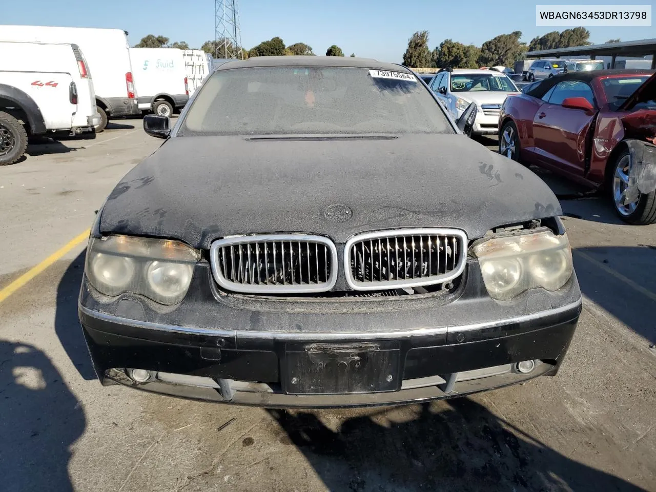 WBAGN63453DR13798 2003 BMW 745 Li