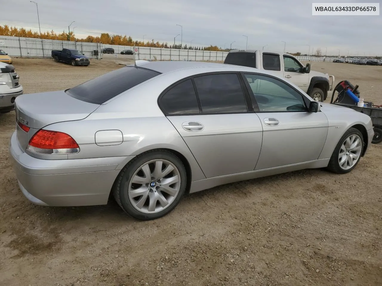 2003 BMW 745 I VIN: WBAGL63433DP66578 Lot: 75335464