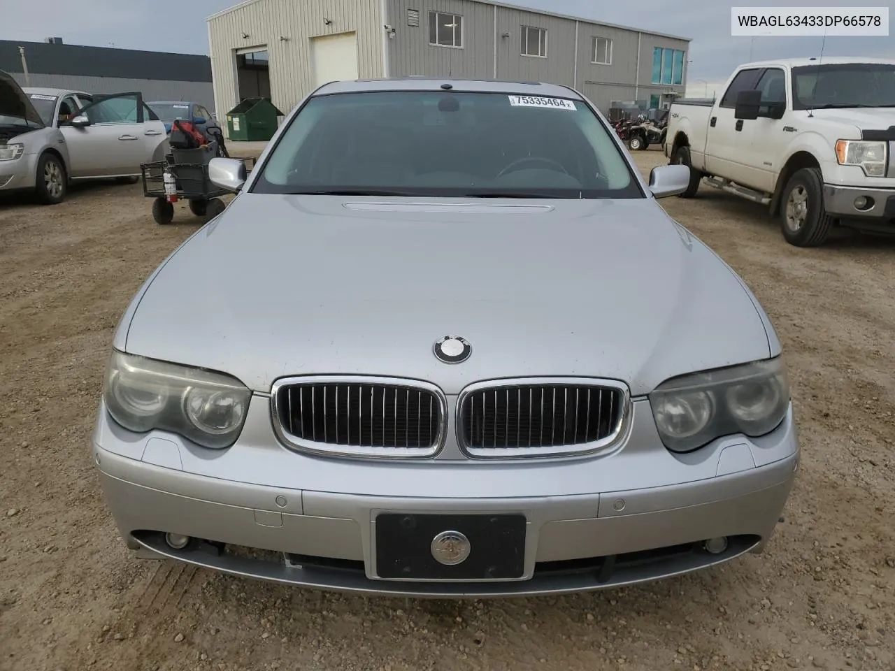 2003 BMW 745 I VIN: WBAGL63433DP66578 Lot: 75335464