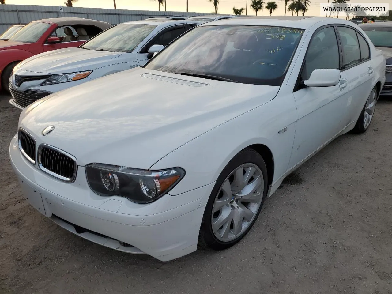 WBAGL63483DP68231 2003 BMW 745 I