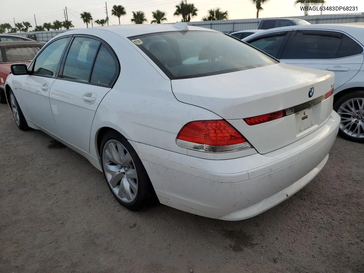 2003 BMW 745 I VIN: WBAGL63483DP68231 Lot: 76638554