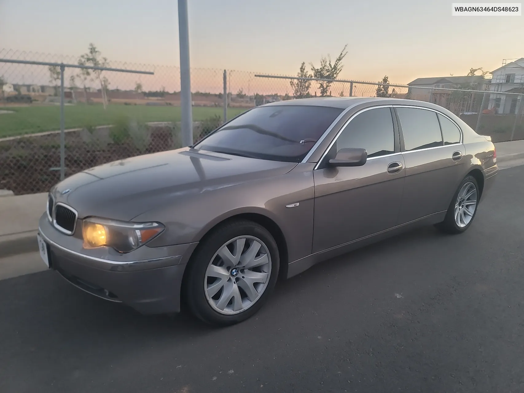 2004 BMW 745 Li VIN: WBAGN63464DS48623 Lot: 68772564