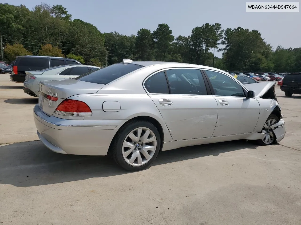 2004 BMW 745 Li VIN: WBAGN63444DS47664 Lot: 71046044