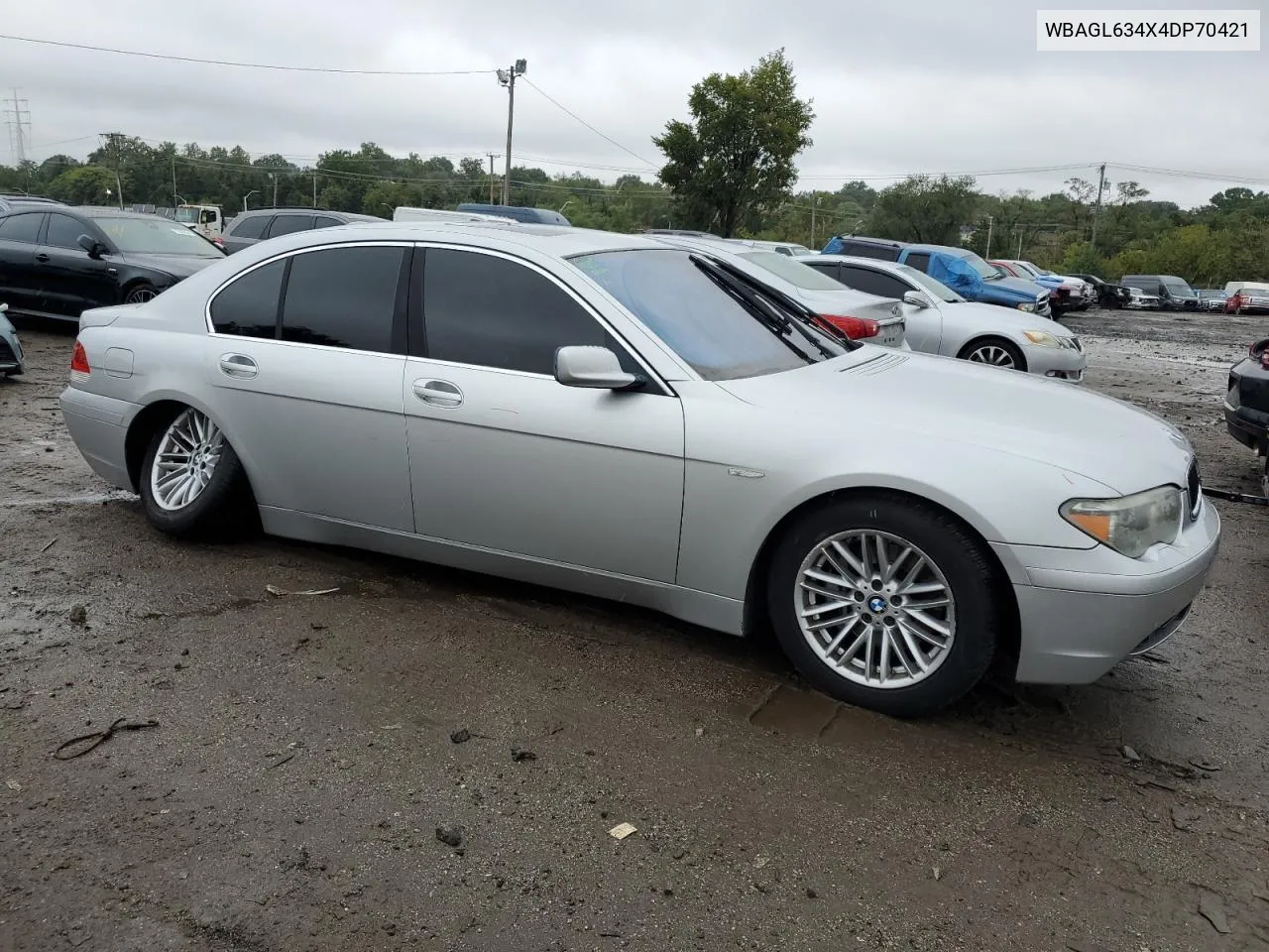 2004 BMW 745 I VIN: WBAGL634X4DP70421 Lot: 73309744