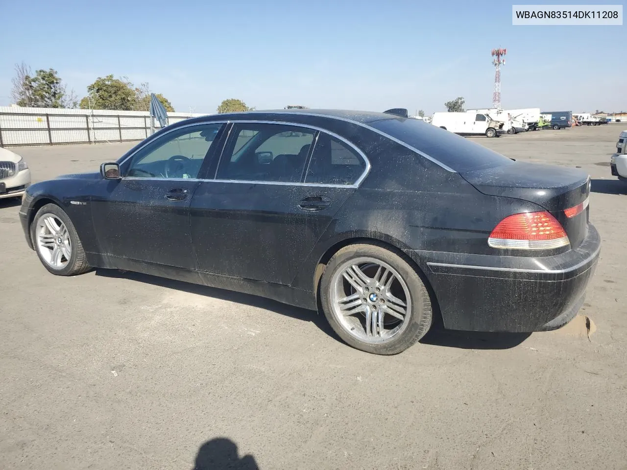 2004 BMW 760 Li VIN: WBAGN83514DK11208 Lot: 75358824