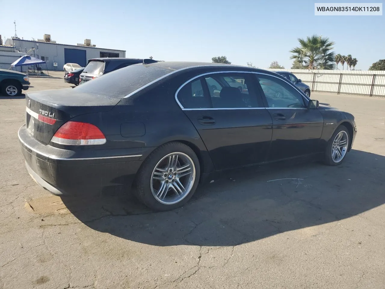 2004 BMW 760 Li VIN: WBAGN83514DK11208 Lot: 75358824