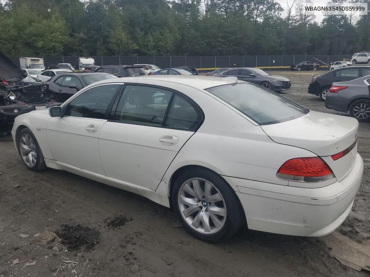 WBAGN63545DS59999 2005 BMW 745 Li