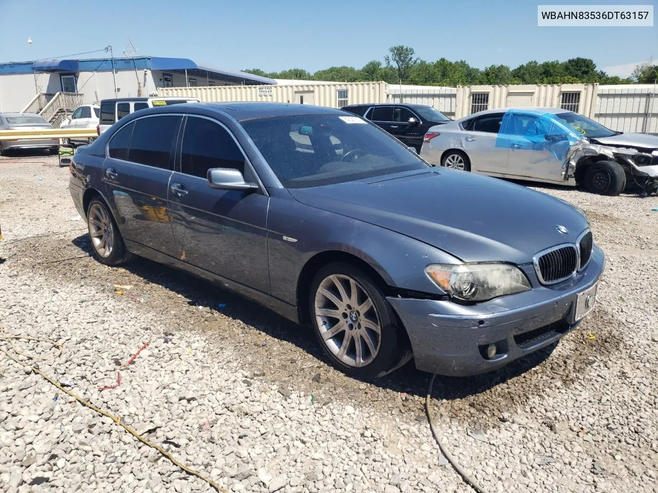 2006 BMW 750 Li VIN: WBAHN83536DT63157 Lot: 60521814