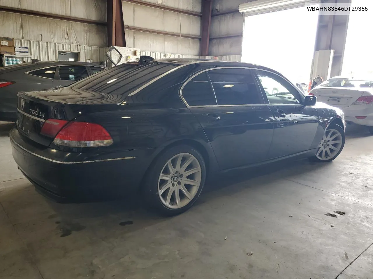 2006 BMW 750 Li VIN: WBAHN83546DT29356 Lot: 65737304