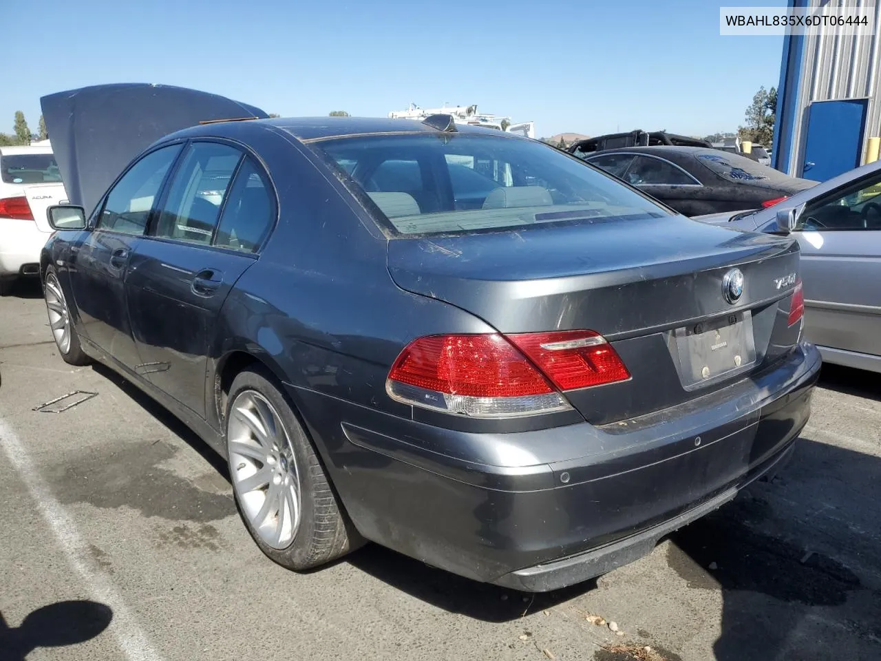 2006 BMW 750 I VIN: WBAHL835X6DT06444 Lot: 66443124