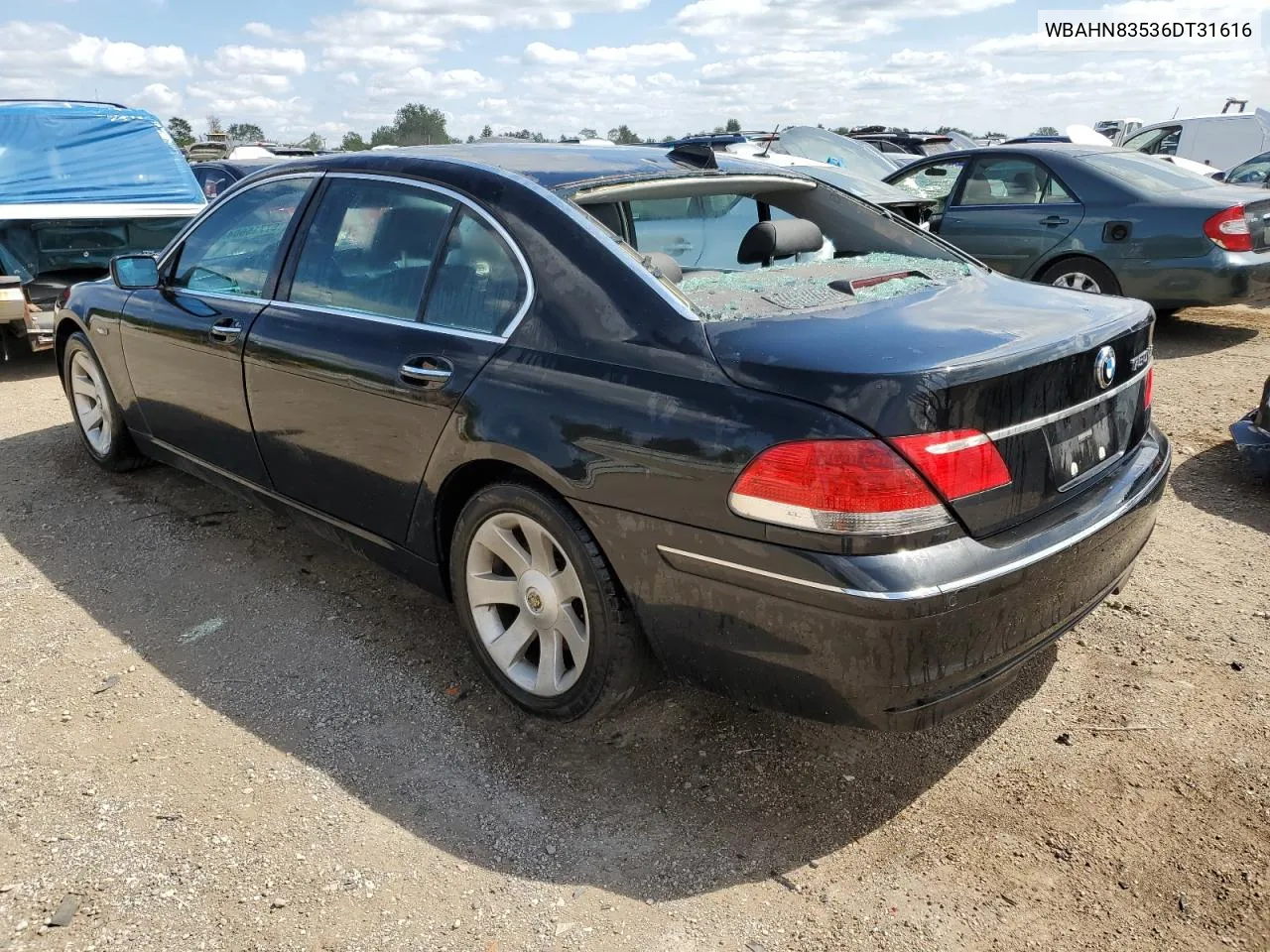 2006 BMW 750 Li VIN: WBAHN83536DT31616 Lot: 67715604