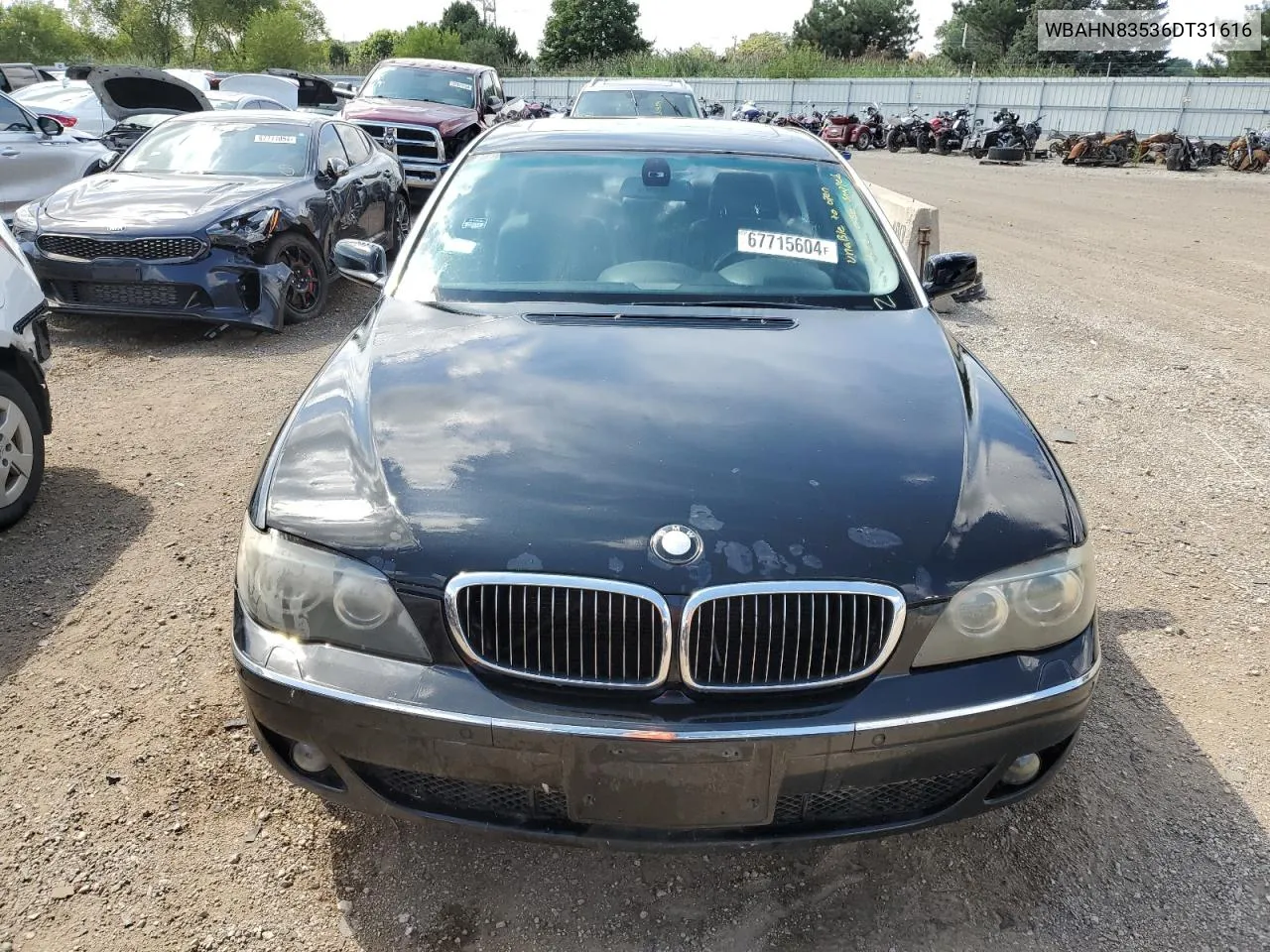 WBAHN83536DT31616 2006 BMW 750 Li