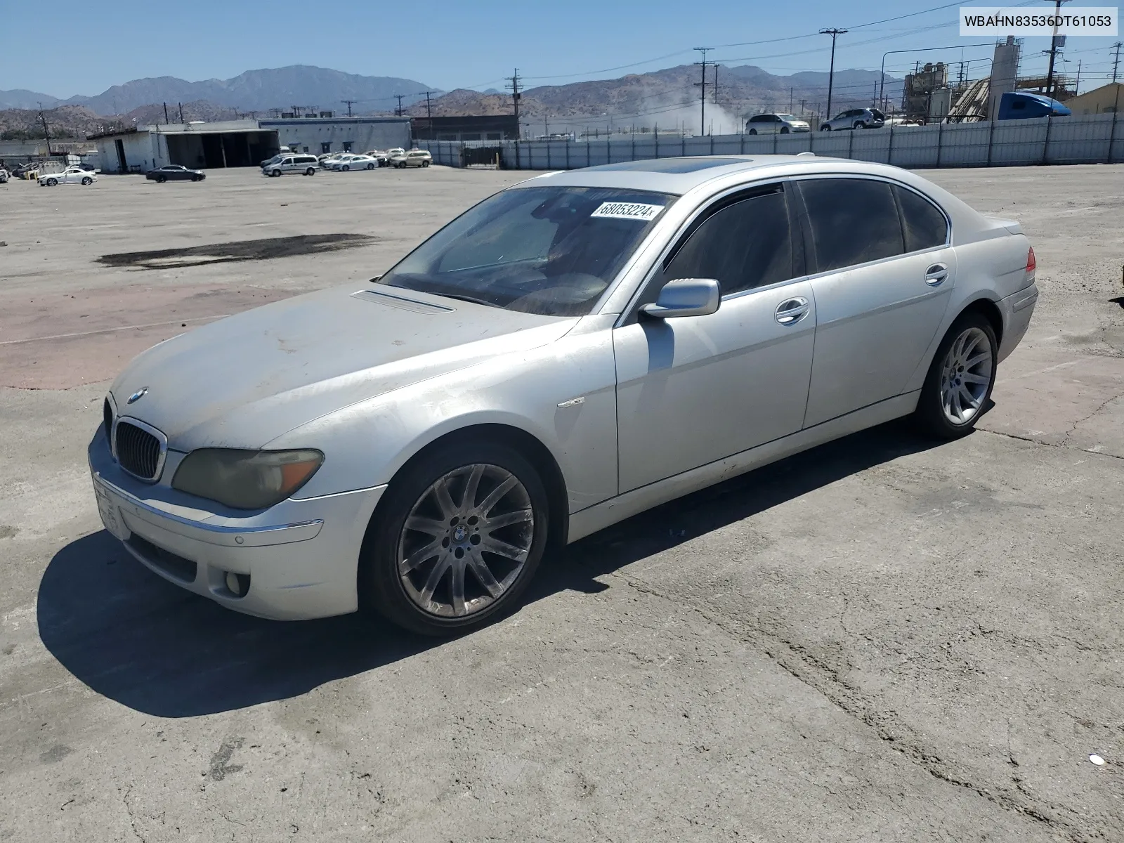 2006 BMW 750 Li VIN: WBAHN83536DT61053 Lot: 68053224