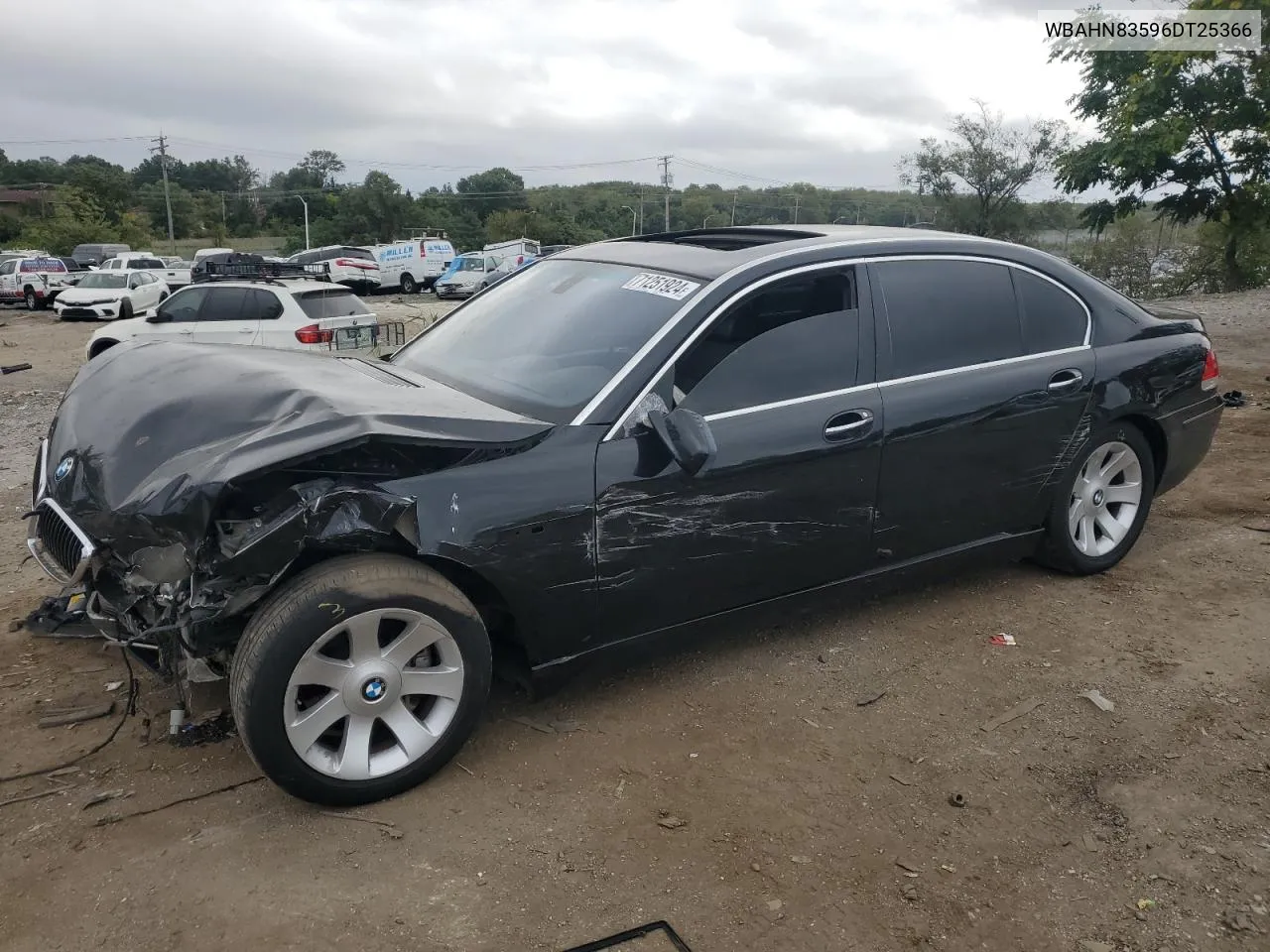 WBAHN83596DT25366 2006 BMW 750 Li