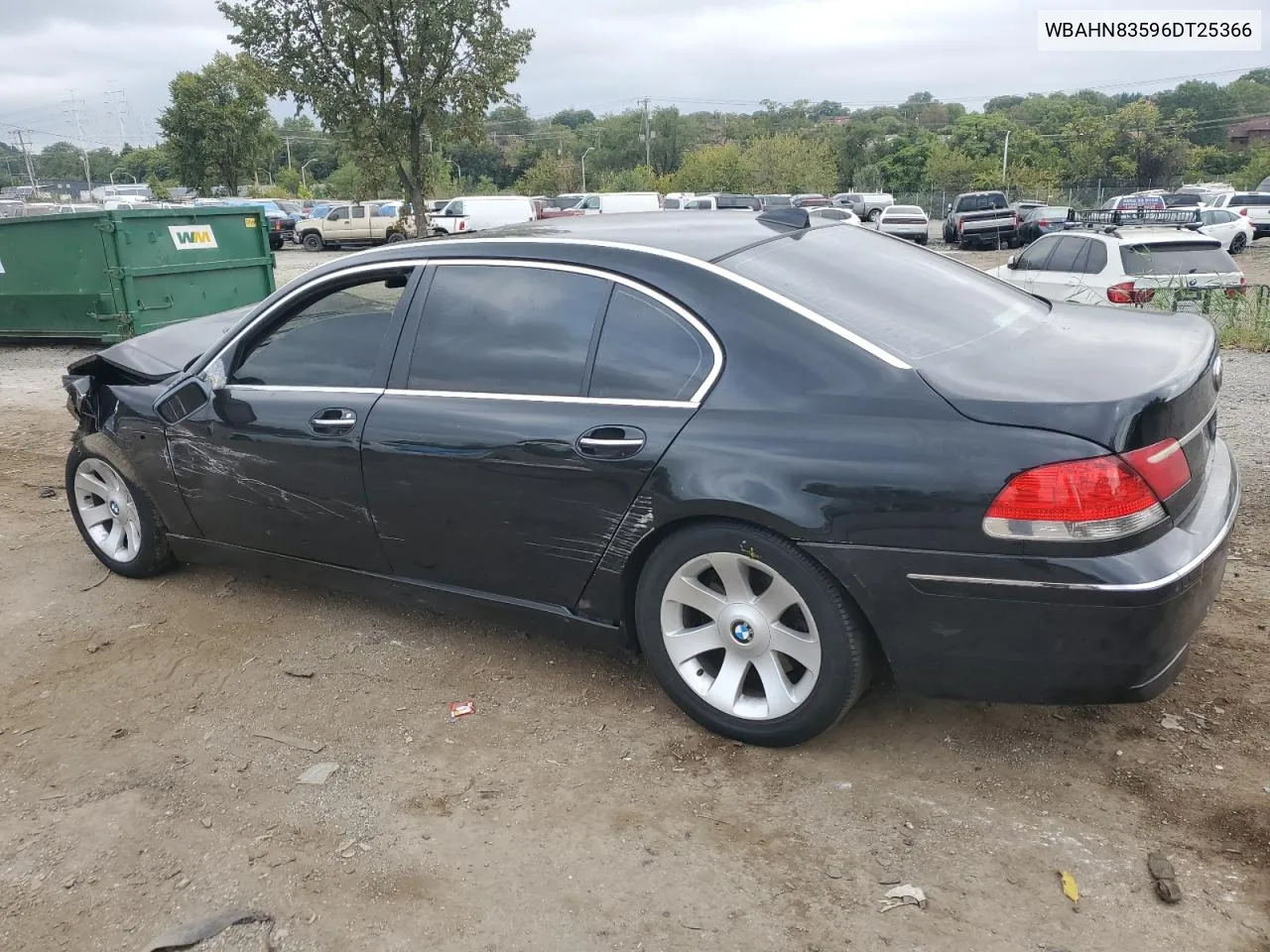 2006 BMW 750 Li VIN: WBAHN83596DT25366 Lot: 71251924