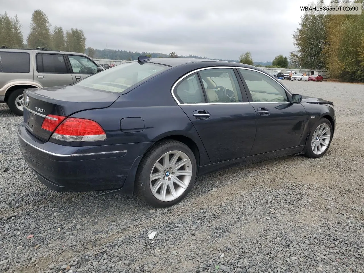 2006 BMW 750 I VIN: WBAHL83556DT02690 Lot: 71418054