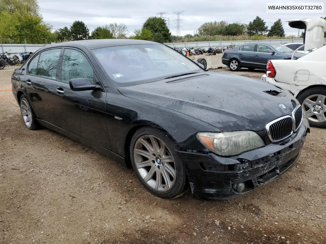 2006 BMW 750 Li VIN: WBAHN835X6DT32780 Lot: 73001504