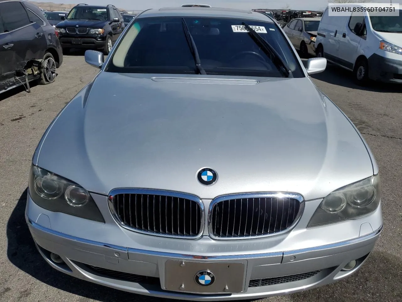 2006 BMW 750 I VIN: WBAHL83596DT04751 Lot: 75605554