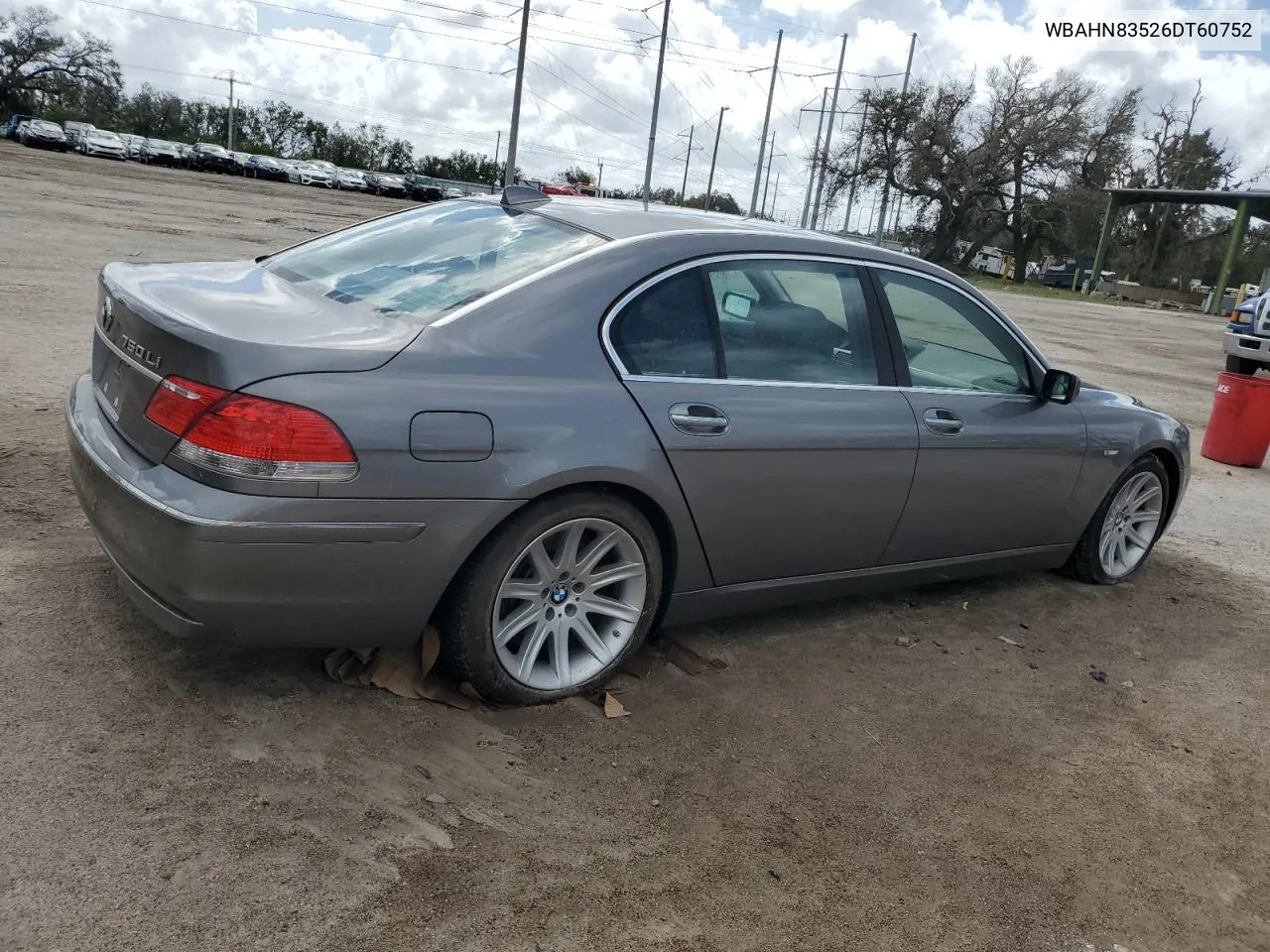 2006 BMW 750 Li VIN: WBAHN83526DT60752 Lot: 78092354