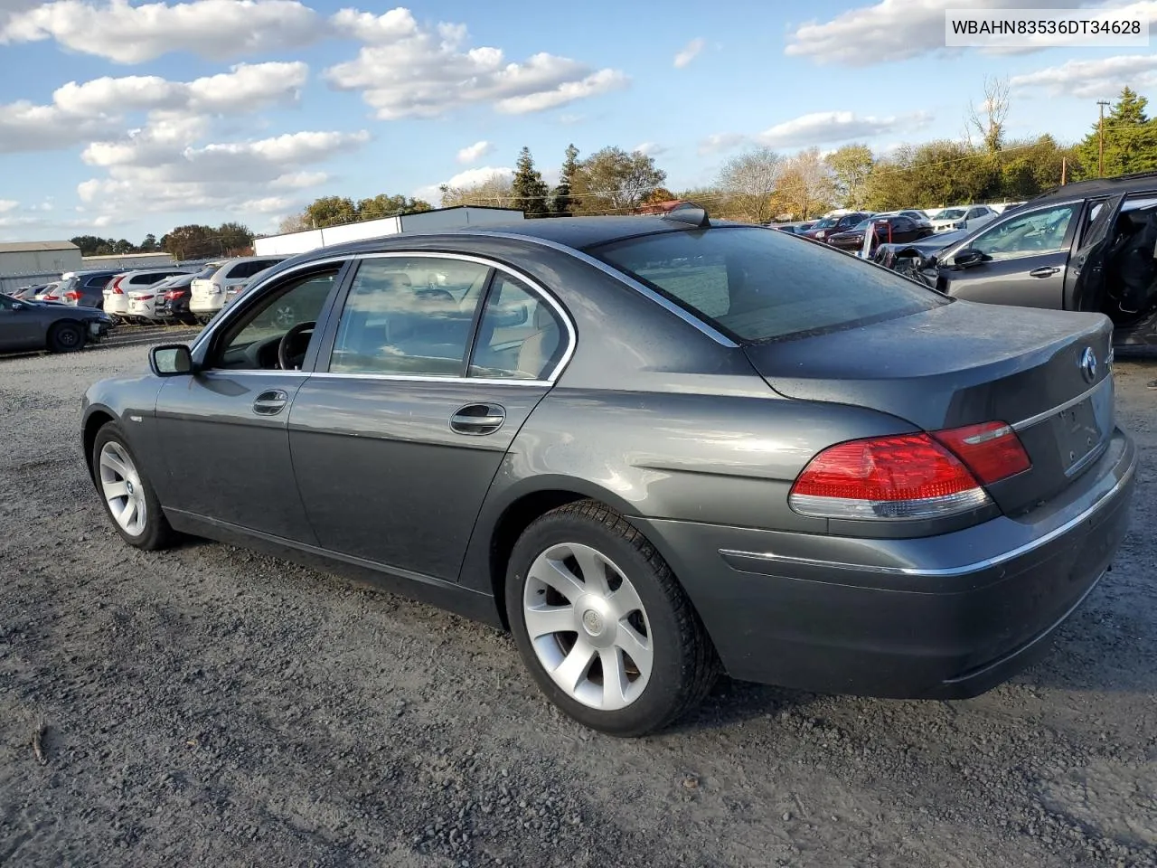 2006 BMW 750 Li VIN: WBAHN83536DT34628 Lot: 78474524