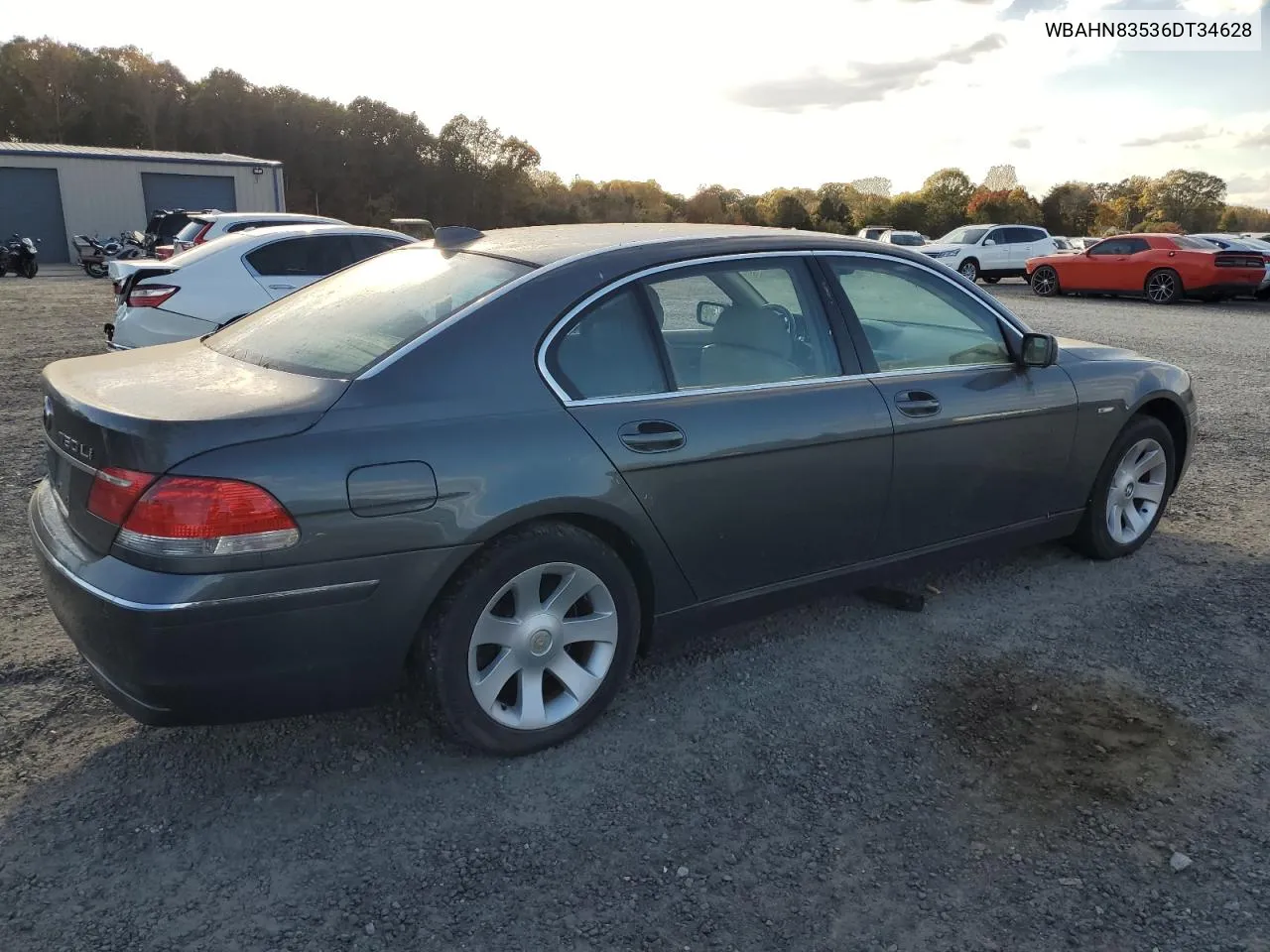 2006 BMW 750 Li VIN: WBAHN83536DT34628 Lot: 78474524