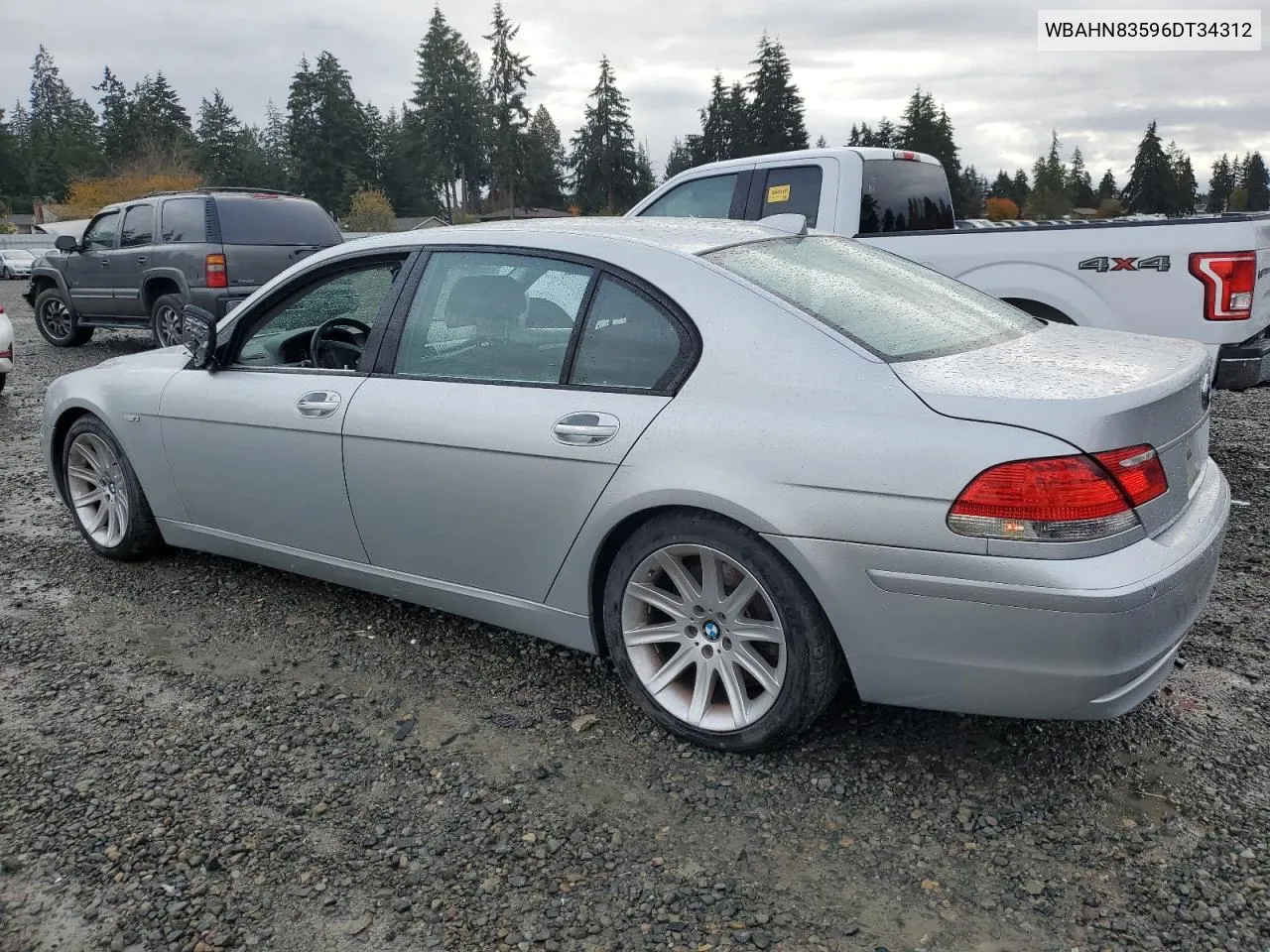 2006 BMW 750 Li VIN: WBAHN83596DT34312 Lot: 80165474