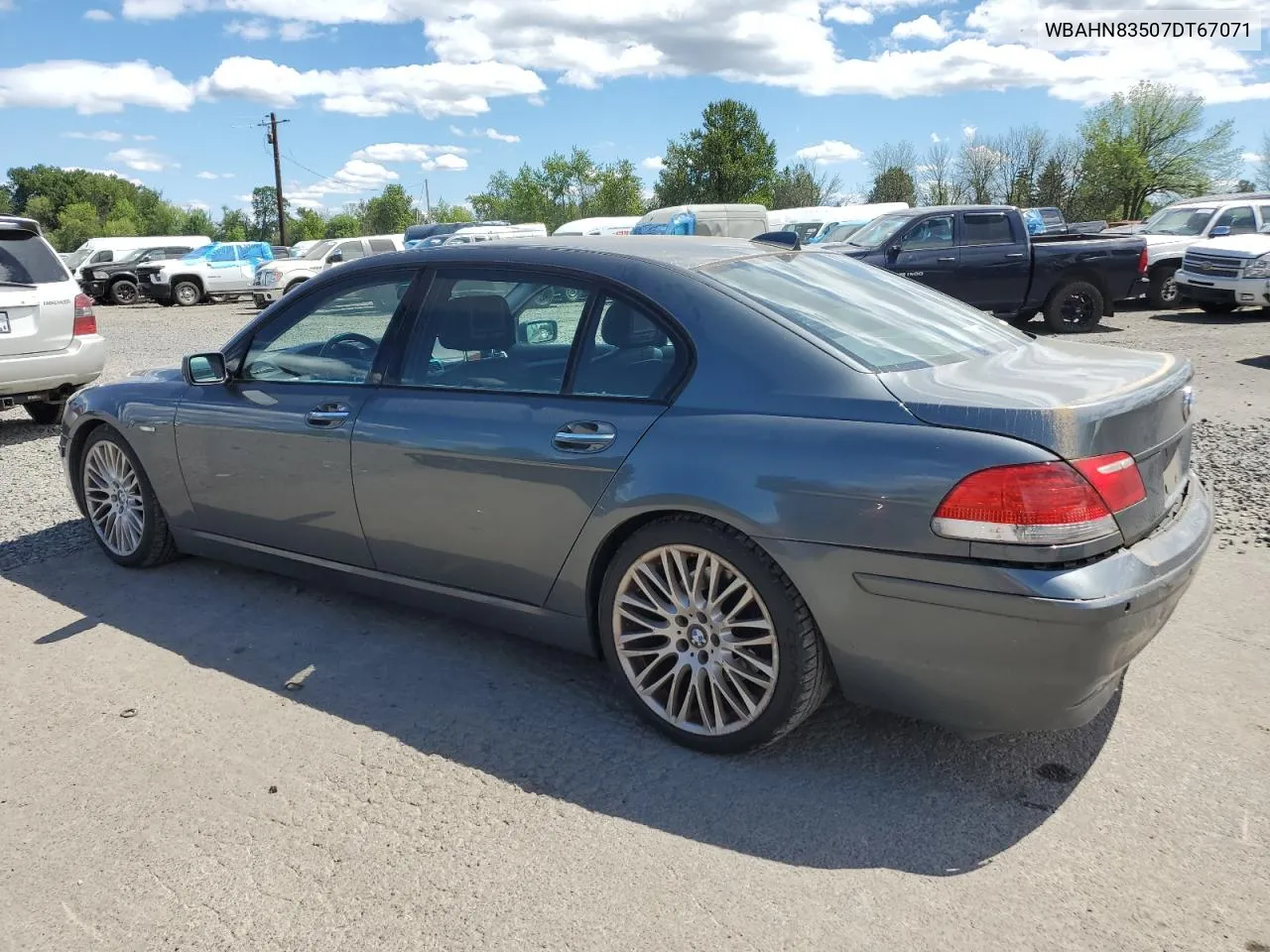 2007 BMW 750 VIN: WBAHN83507DT67071 Lot: 55377314