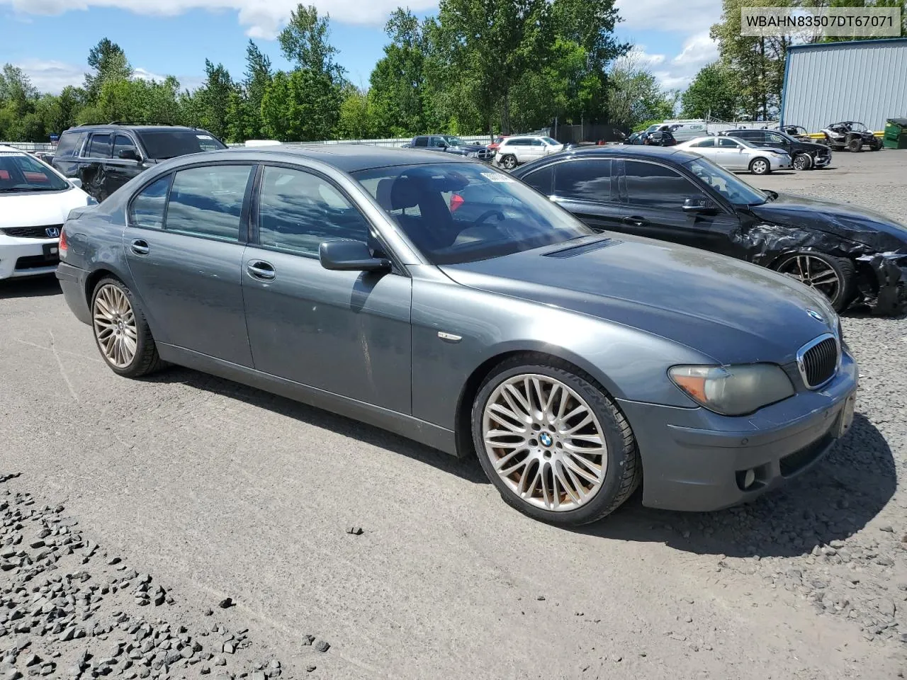 2007 BMW 750 VIN: WBAHN83507DT67071 Lot: 55377314