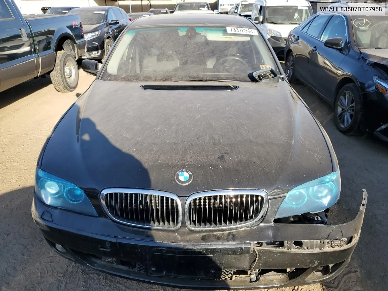 2007 BMW 750 I VIN: WBAHL83507DT07958 Lot: 73318944