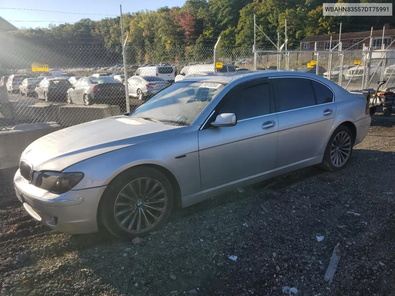 2007 BMW 750 VIN: WBAHN83557DT75991 Lot: 74515254