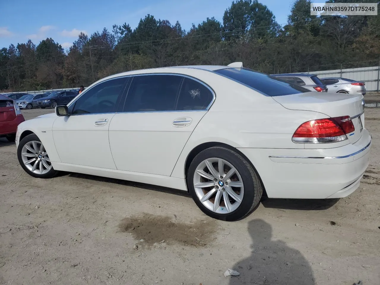 2007 BMW 750 VIN: WBAHN83597DT75248 Lot: 76014024