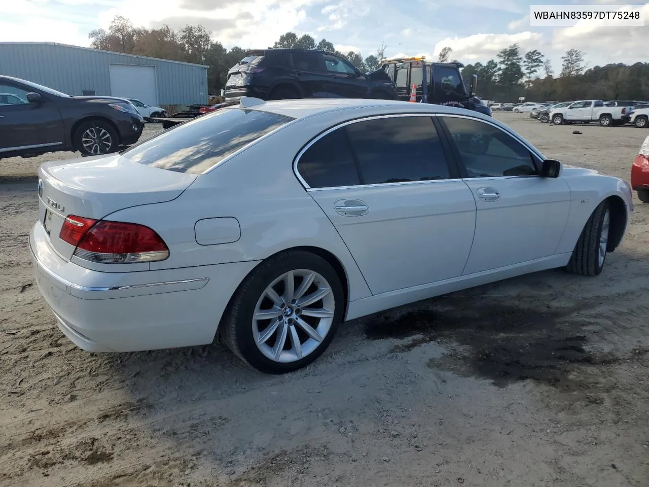 2007 BMW 750 VIN: WBAHN83597DT75248 Lot: 76014024