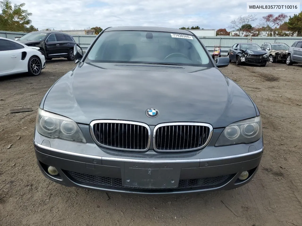 2007 BMW 750 I VIN: WBAHL83577DT10016 Lot: 77430344