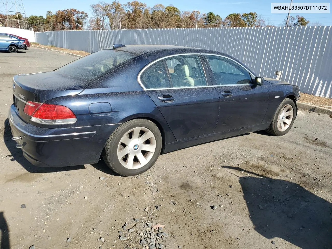 2007 BMW 750 I VIN: WBAHL83507DT11072 Lot: 79532914