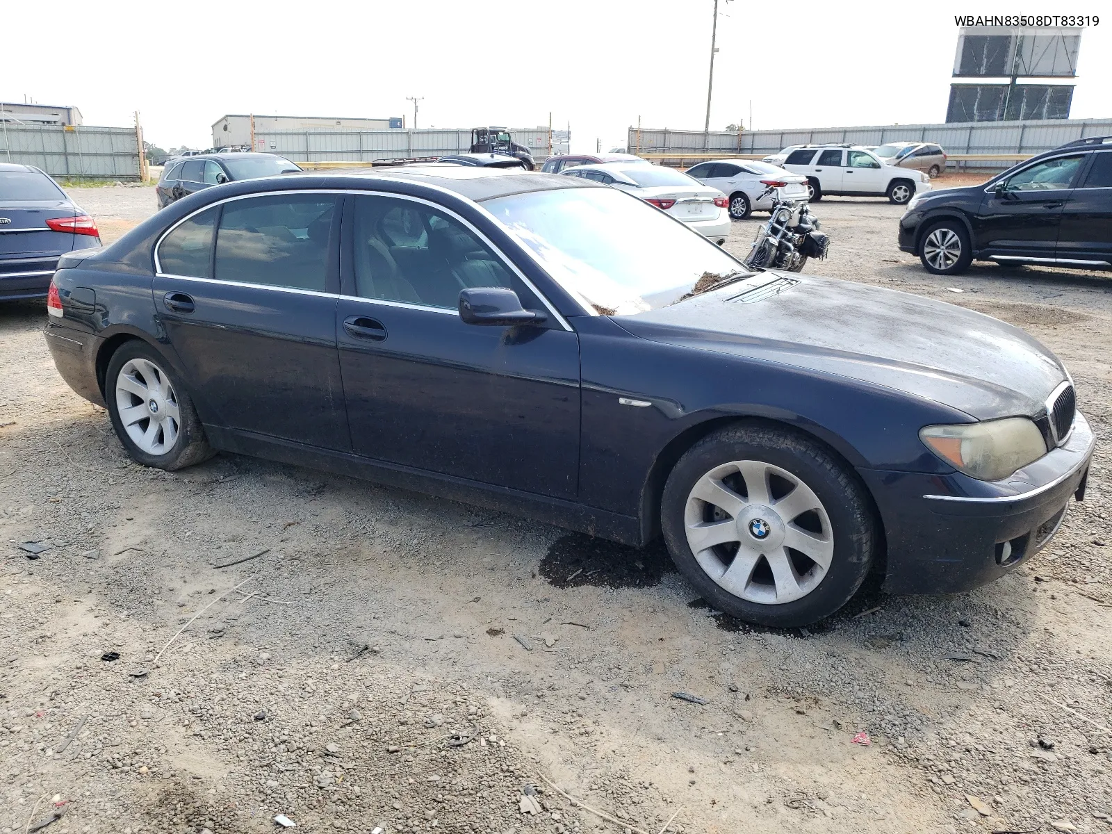 2008 BMW 750 Li VIN: WBAHN83508DT83319 Lot: 65411264