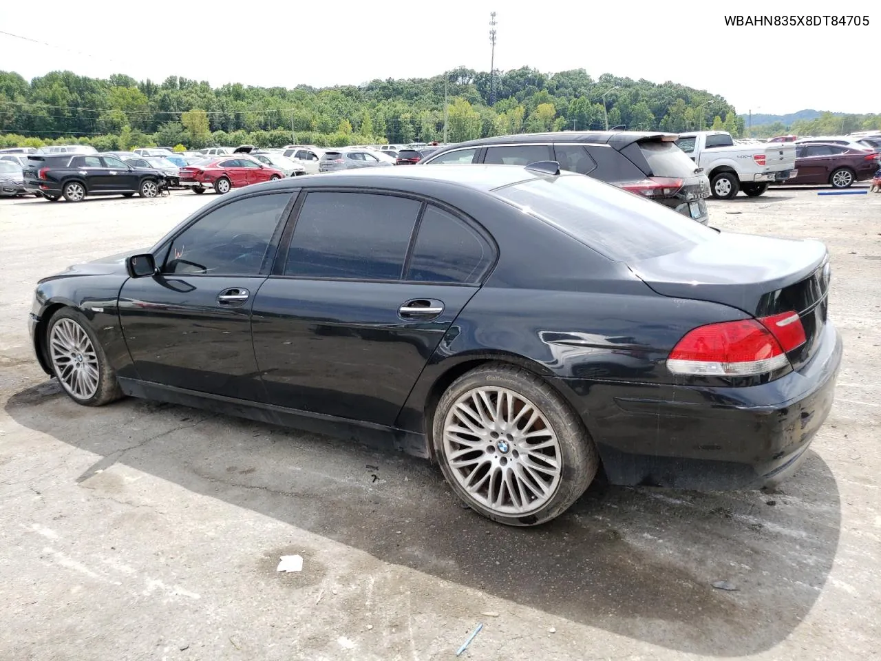 2008 BMW 750 Li VIN: WBAHN835X8DT84705 Lot: 67658184